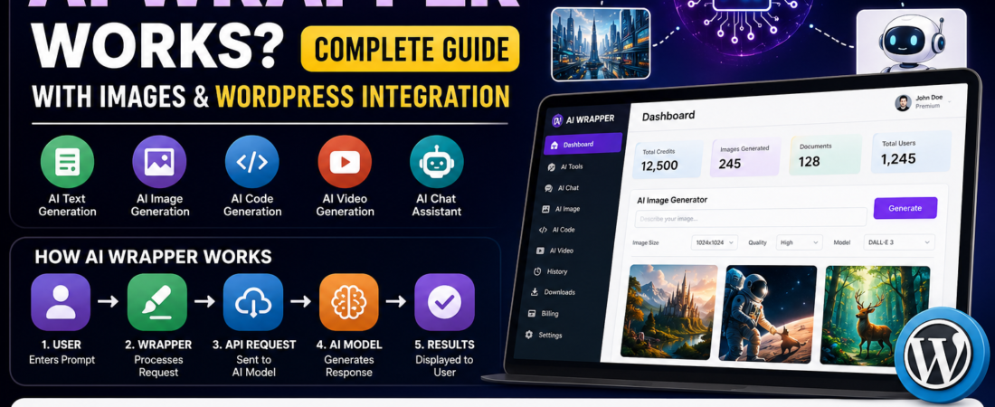 How AI Wrappers Work: A Complete Guide with Images, Architecture, and WordPress Integration
