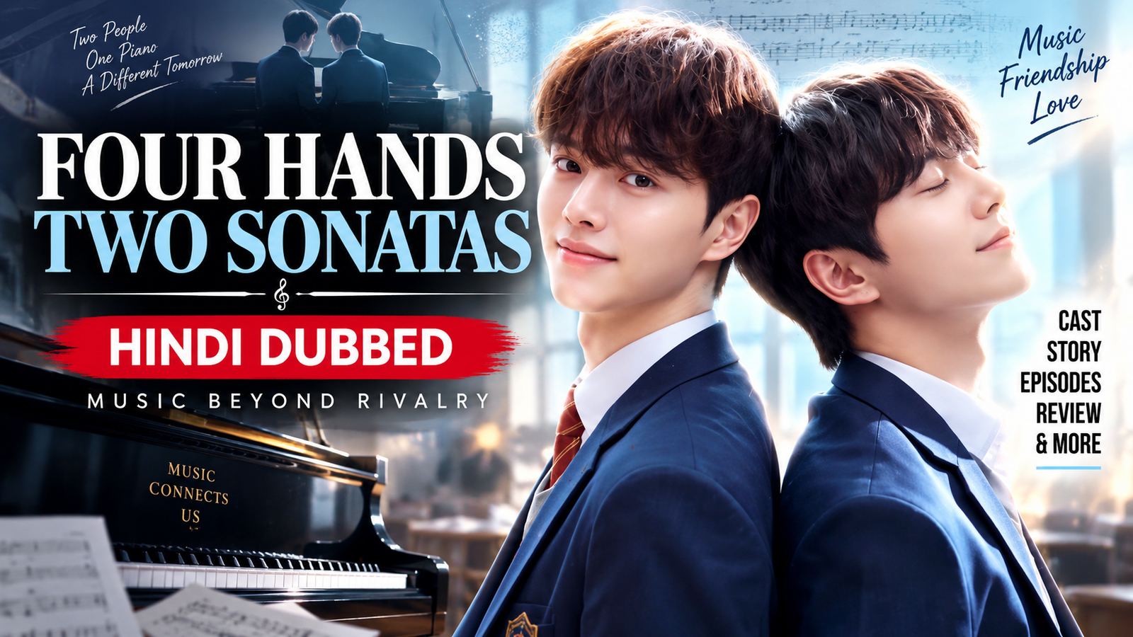 Four Hands, Two Sonatas Hindi Dubbed: Cast, Story, Episodes & Review