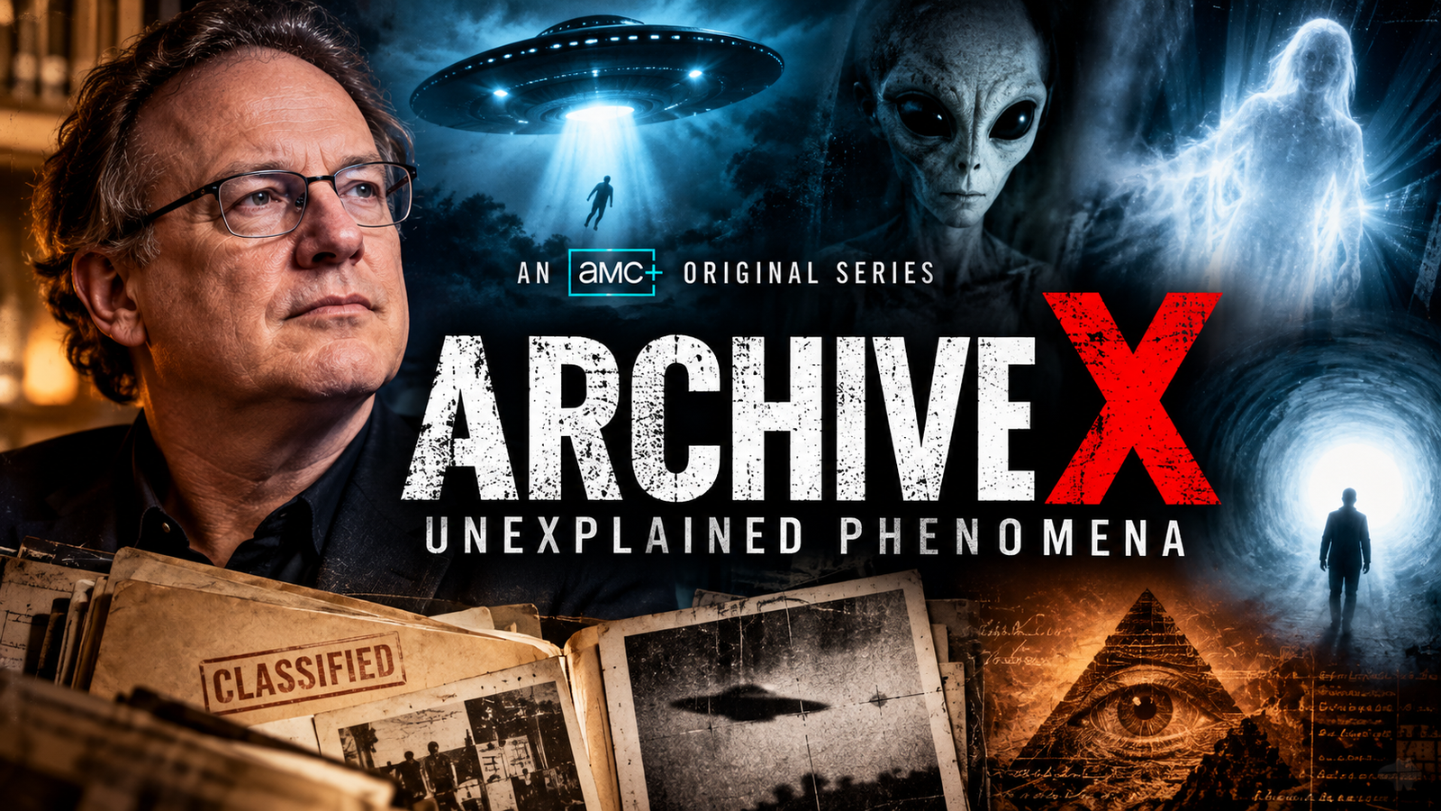 Archive X Unexplained Phenomena documentary featuring UFOs and paranormal mysteries