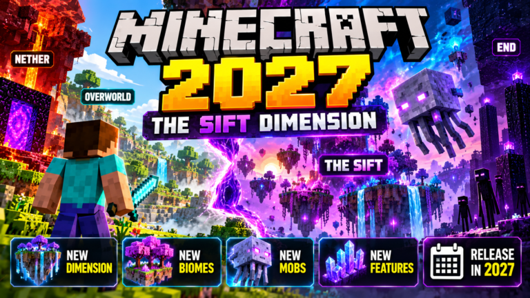 Minecraft 2027 Sift dimension and upcoming update