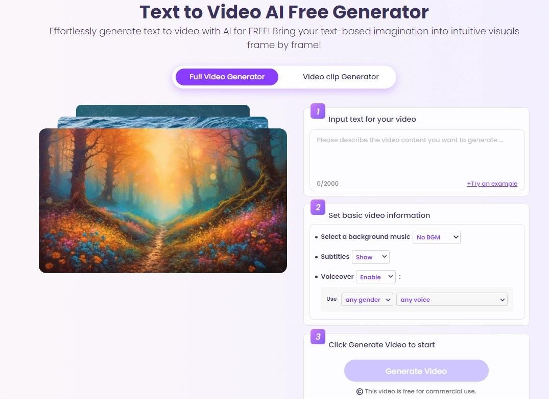 AI Video Generator Free: Create Videos With AI Online